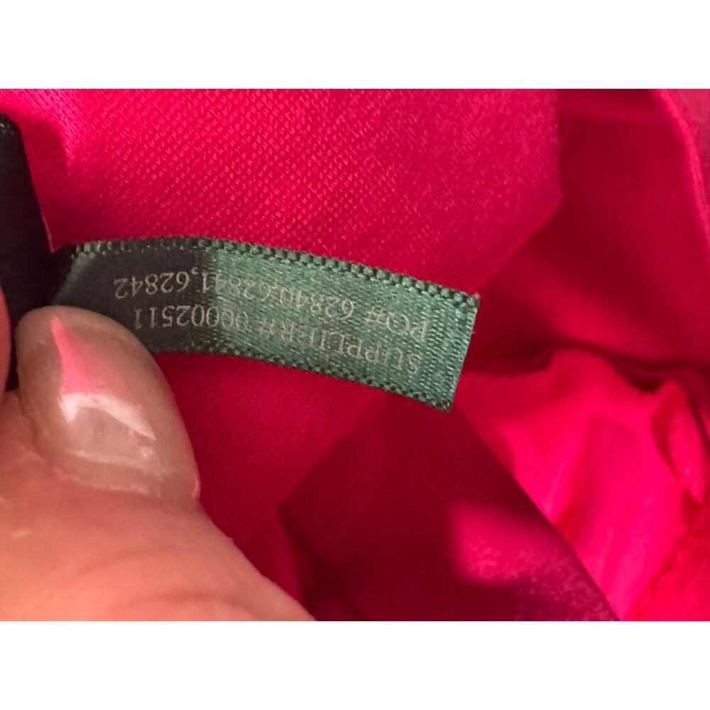 Lauren Ralph Lauren A-Line Dress Womens 6 Hot Pink Stretch Pleated Wide Strap - Picture 11 of 13